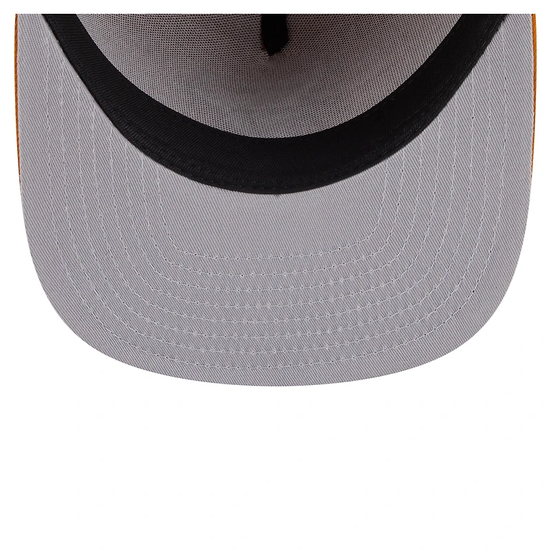 Casquette snapback A-Frame 9FIFTY marron New Era pour homme, Houston Texans, color pack