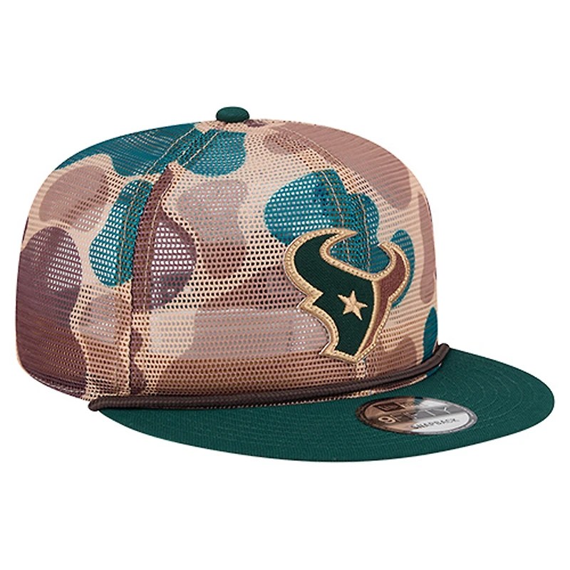Men's New Era Camo Houston Texans Duck Camo 9FIFTY Snapback Hat