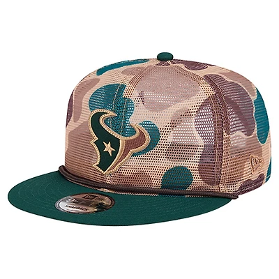 Men's New Era Camo Houston Texans Duck Camo 9FIFTY Snapback Hat