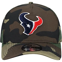 Casquette à visière à pression camouflage 9FIFTY Woodsy des Houston Texans de New Era pour homme