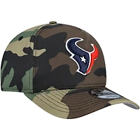 Casquette à visière à pression camouflage 9FIFTY Woodsy des Houston Texans de New Era pour homme