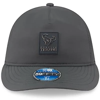 Casquette ajustée New Era 59FIFTY pour homme, couleur charbon, Houston Texans 2025 Sideline Retro Crown
