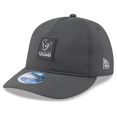 Men's New Era Charcoal Houston Texans 2025 Sideline Cold Weather Retro Crown 59FIFTY Fitted Hat