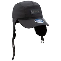 Men's New Era Charcoal Houston Texans 2025 Sideline Cold Weather Runner Dog Ear Adjustable Hat