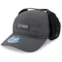 Casquette ajustable à oreilles de chien pour homme New Era, couleur anthracite, Houston Texans 2025 Sideline Cold Weather Runner