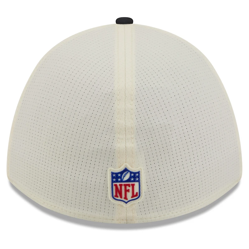 Men's New Era Cream/Navy Houston Texans 2026 NFL Training Camp 39THIRTY Flex Hat
