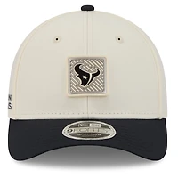 Men's New Era  Cream/Navy Houston Texans 2026 NFL Training Camp 9FORTY Adjustable Hat