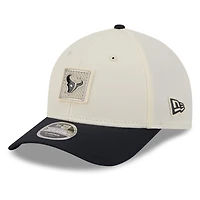Men's New Era  Cream/Navy Houston Texans 2026 NFL Training Camp 9FORTY Adjustable Hat