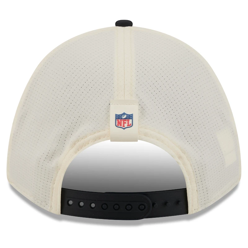Men's New Era Cream/Navy Houston Texans 2026 NFL Training Camp 9FORTY Adjustable Hat