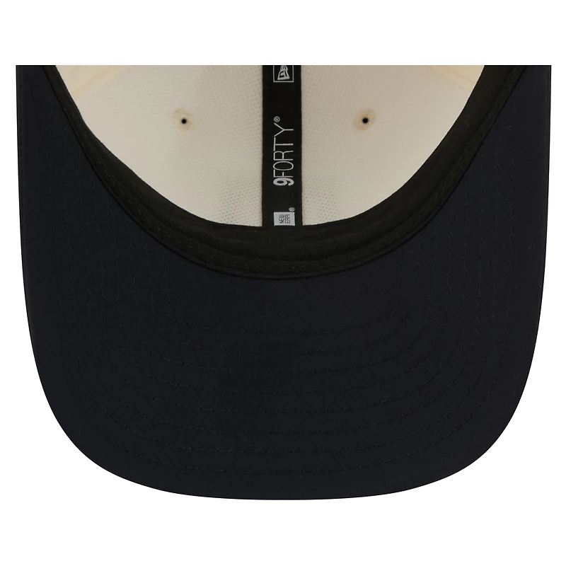 Men's New Era Cream/Navy Houston Texans 2026 NFL Training Camp 9FORTY Adjustable Hat