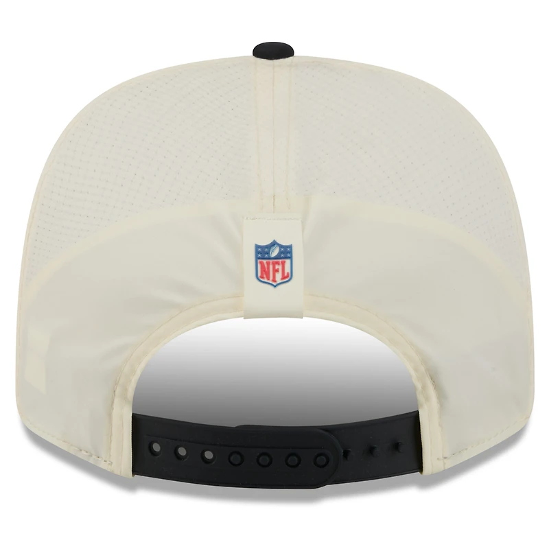 Men's New Era Cream/Navy Houston Texans 2026 NFL Training Camp 9SEVENTY Adjustable Hat