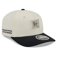 Men's New Era Cream/Navy Houston Texans 2026 NFL Training Camp 9SEVENTY Adjustable Hat