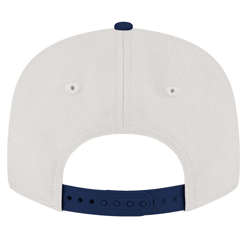 Casquette à visière snapback 9FIFTY City Originals des Houston Texans de New Era pour homme, couleur crème/bleu marine