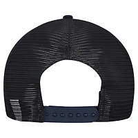 Men's New Era  Gray/Navy Houston Texans Cork Split Panel 9FIFTY Trucker Snapback Hat