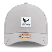 Casquette ajustable New Era grise Houston Texans 2025 Sideline M-Crown 9FORTY pour homme