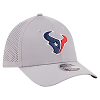 Men's New Era Gray Houston Texans 39THIRTY M-Crown Flex Fit Hat
