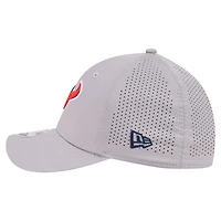 Men's New Era Gray Houston Texans 39THIRTY M-Crown Flex Fit Hat