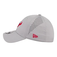 Men's New Era  Gray Houston Texans Perforated 39THIRTY Flex Hat