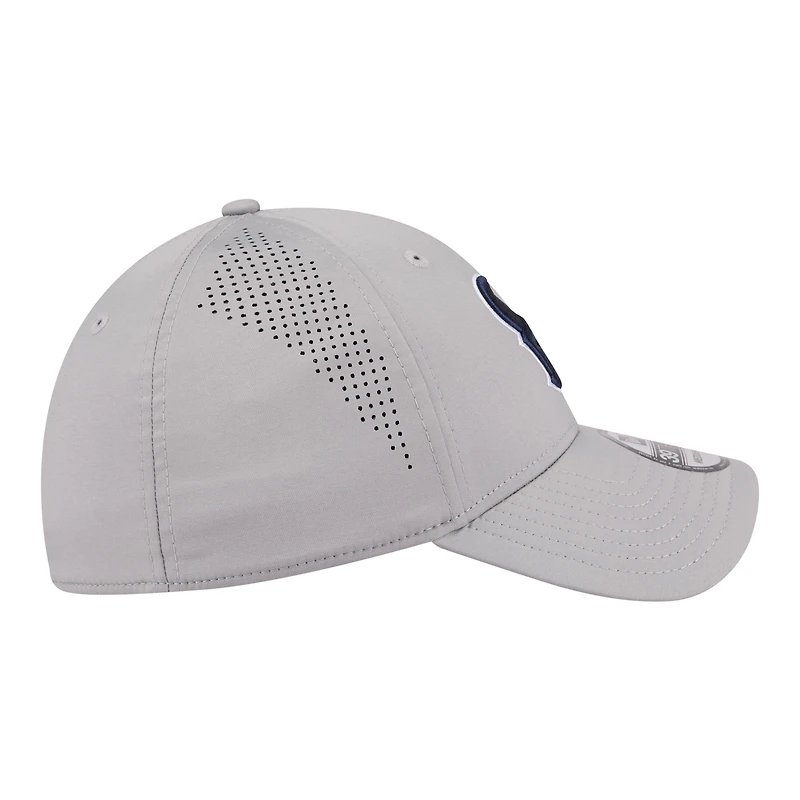 Men's New Era Gray Houston Texans Perforated 39THIRTY Flex Hat