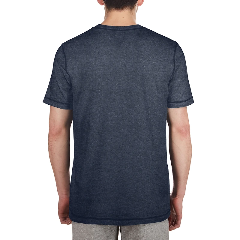 T-shirt New Era pour homme, bleu marine chiné, Houston Texans 2024 NFL Training Camp