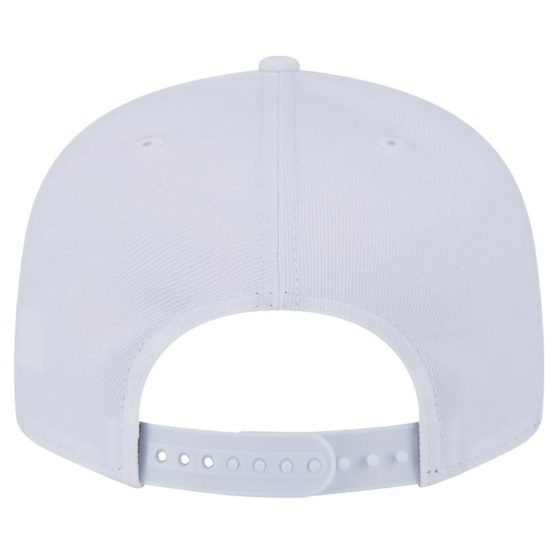 Casquette à visière snapback 9FIFTY Houston Texans New Era pour homme, blanc sur blanc