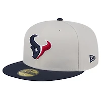 Casquette ajustée 59FIFTY Houston Texans Stoney New Era pour hommes