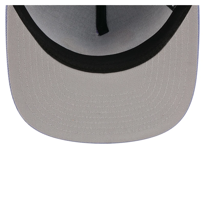 Casquette snapback New Era 9FIFTY Bloom A-Frame pour homme, couleur lavande