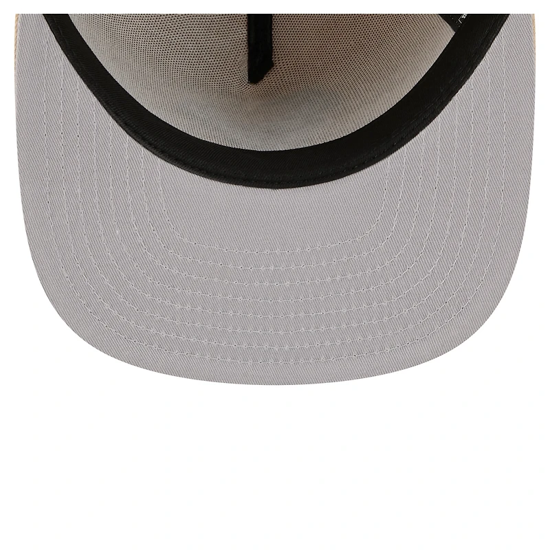Men's New Era  Light Beige Houston Texans Color Pack A-Frame 59FIFTY Fitted Hat