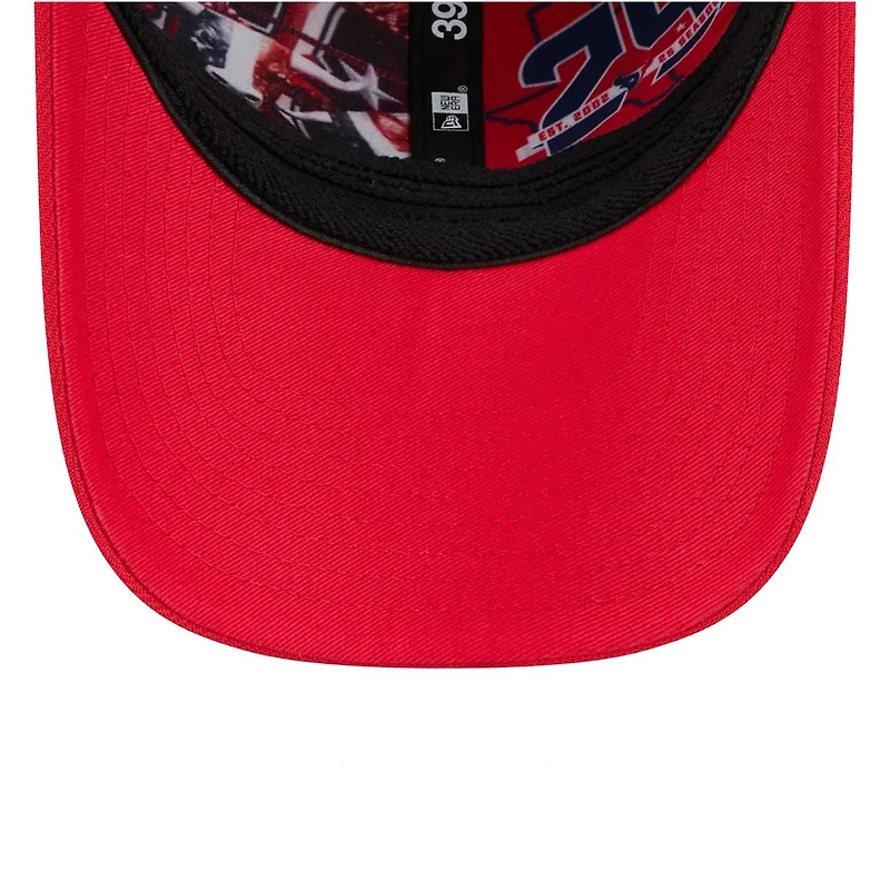 Men's New Era  Navy/Red Houston Texans 2026 NFL Draft 39THIRTY M-Crown Flex Hat