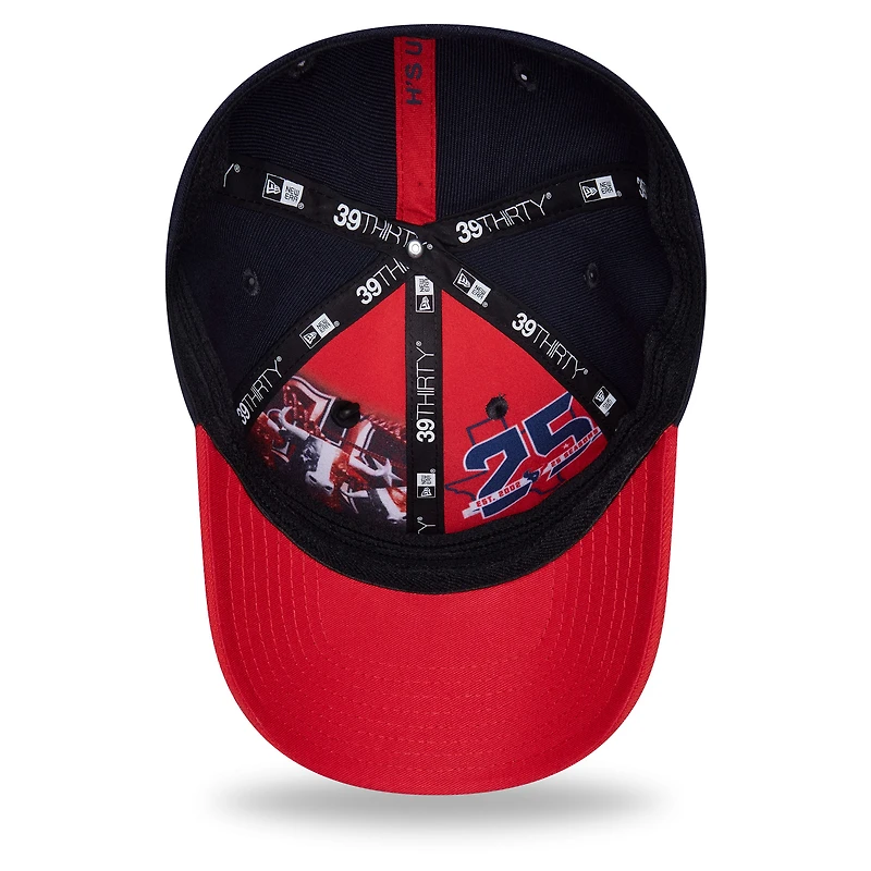 Men's New Era  Navy/Red Houston Texans 2026 NFL Draft 39THIRTY M-Crown Flex Hat