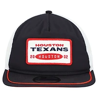 Casquette ajustable New Era 19TWENTY bleu marine/blanc pour homme, Houston Texans Patch