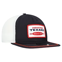 Men's New Era Navy/White Houston Texans Patch 19TWENTY Adjustable Hat