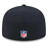 Casquette ajustée New Era 59FIFTY bleu marine Houston Texans 2025 Sideline pour homme