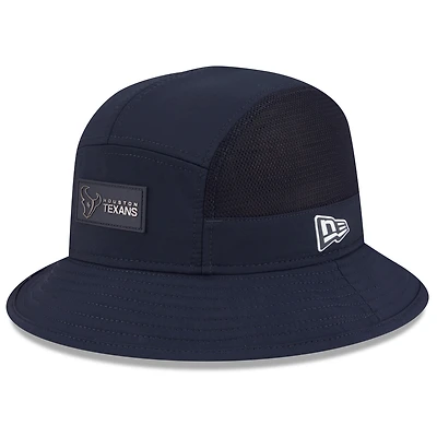 Bob New Era bleu marine Houston Texans 2025 Sideline pour homme