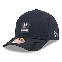 Casquette ajustable New Era 9FORTY bleu marine Houston Texans 2025 Sideline H-Town M-Crown pour homme