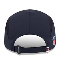Casquette ajustable New Era bleu marine Houston Texans 2025 Sideline Runner pour homme