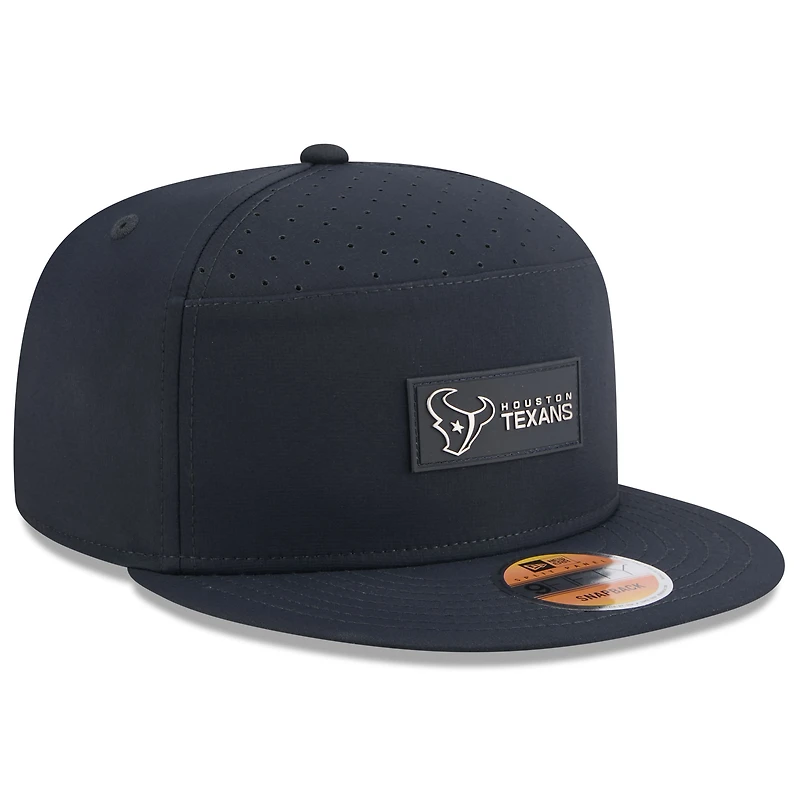 Casquette snapback 9FIFTY bleu marine Houston Texans 2025 pour homme New Era