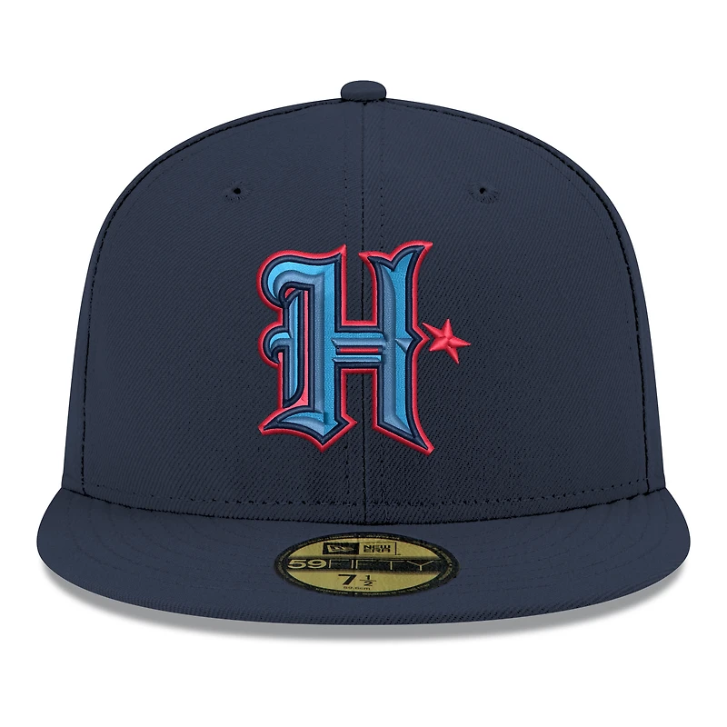 Casquette ajustée New Era 59FIFTY bleu marine pour homme