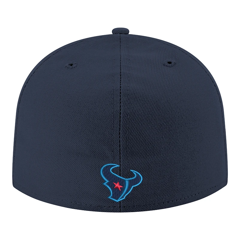 Men's New Era Navy Houston Texans 59FIFTY Fitted Hat