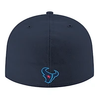Men's New Era Navy Houston Texans 59FIFTY Fitted Hat