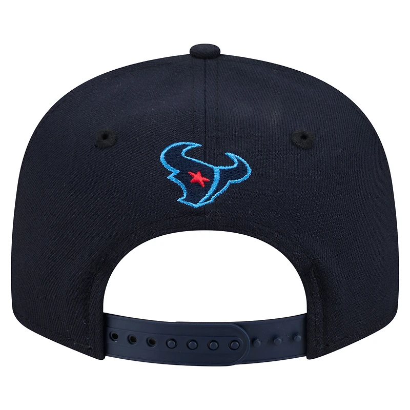 Men's New Era Navy Houston Texans 9FIFTY Snapback Hat