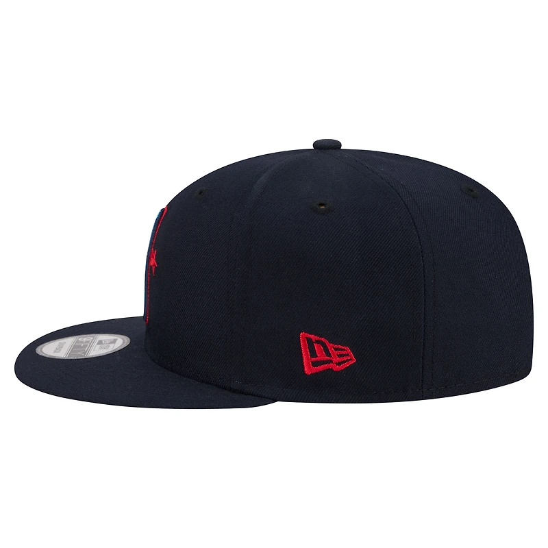 Men's New Era Navy Houston Texans 9FIFTY Snapback Hat