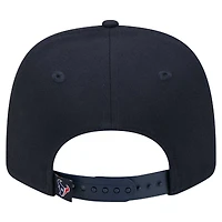 Casquette extensible à boutons-pression 9SEVENTY bleu marine des Houston Texans de New Era pour homme