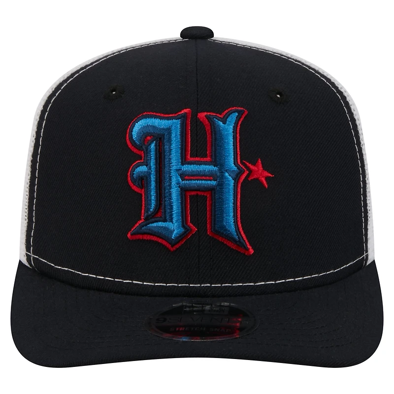 Men's New Era Navy Houston Texans 9SEVENTY Trucker Adjustable Hat
