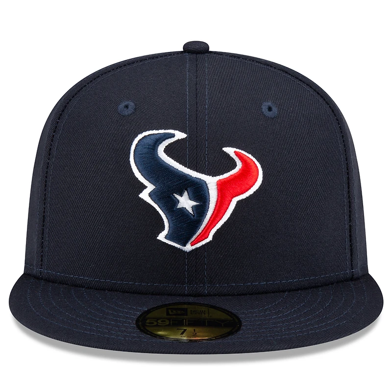 Men's New Era Navy Houston Texans Basic 59FIFTY Fitted Hat
