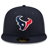 Men's New Era Navy Houston Texans Basic 59FIFTY Fitted Hat