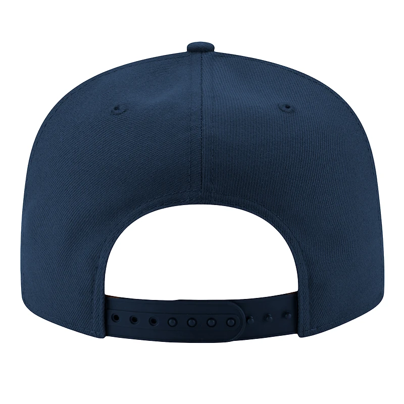 Casquette ajustable à pression New Era bleu marine Houston Texans Basic 9FIFTY pour homme