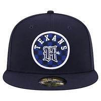 Casquette ajustée à carreaux 59FIFTY des Houston Texans de New Era pour homme
