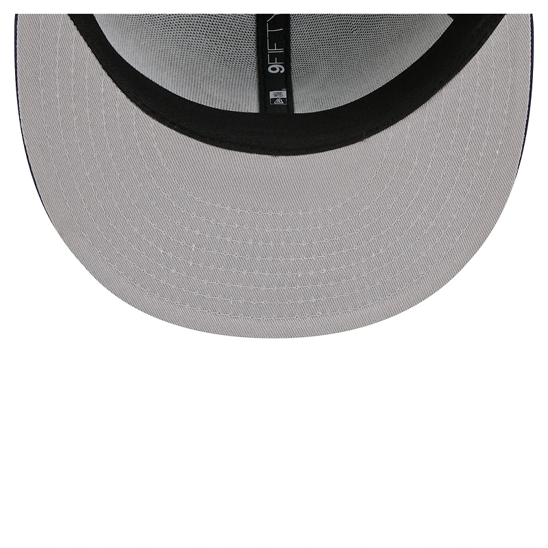 Casquette snapback New Era 9FIFTY pour homme, bleu marine, Houston Texans.