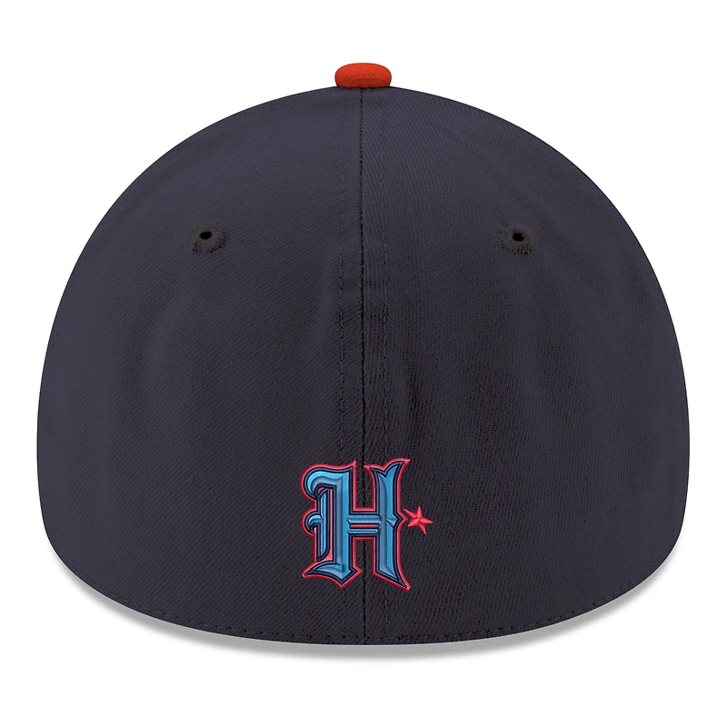 Men's New Era Navy Houston Texans Core Team 39THIRTY Flex Hat